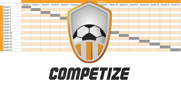 Ídolo Amplia gama cascada Tabla de posiciones Excel 🥇 Crear torneo de fútbol online • Competize