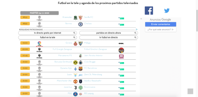 Fútbol En La Tele 📺 Partidos Hoy En TV: LaLiga, Champions | COMPETIZE