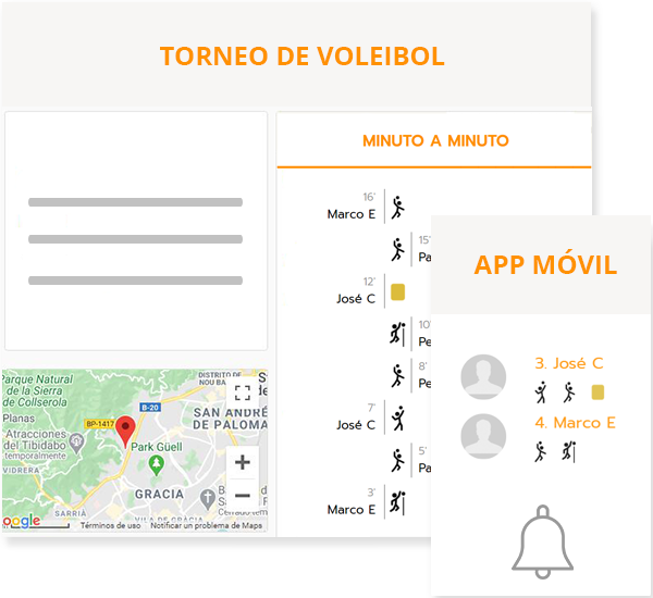 Organize volleyball leagues with online registrations